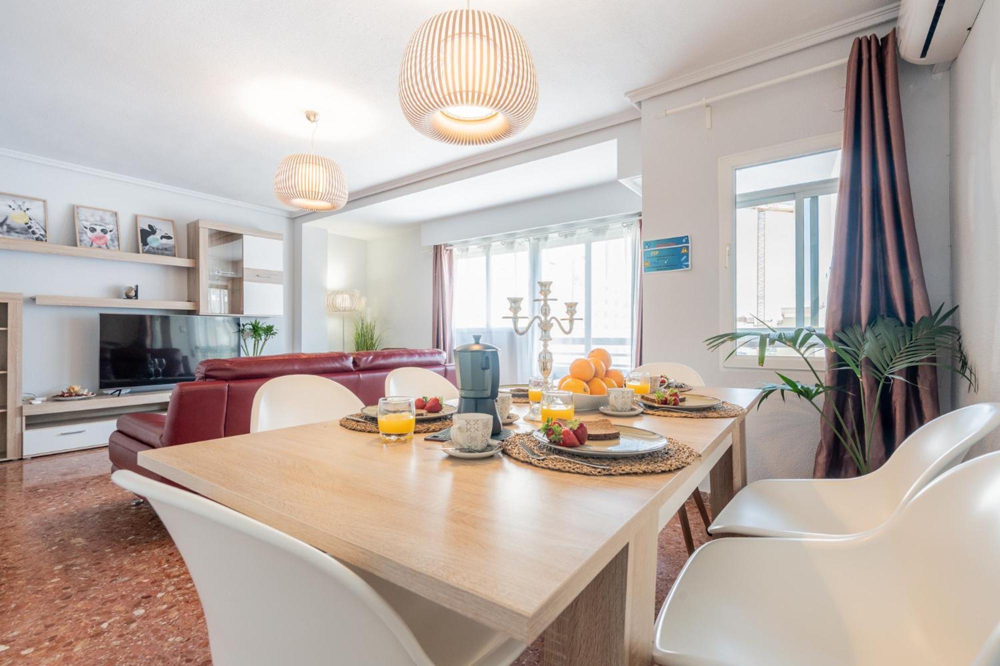 Apartamento Familiar En Avenida Del Puerto Валенсія Екстер'єр фото